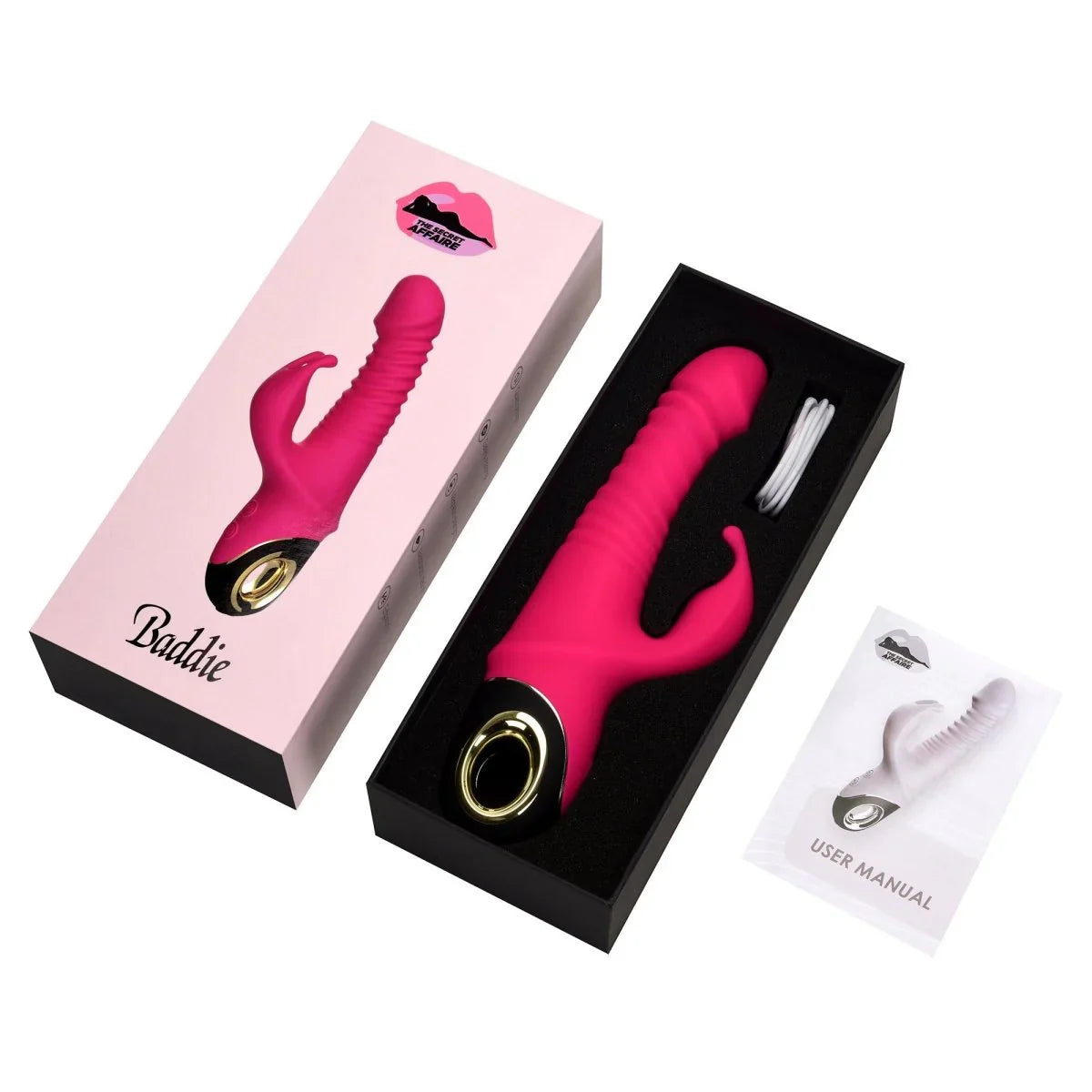 Baddie Power Thrust Rabbit Vibrator